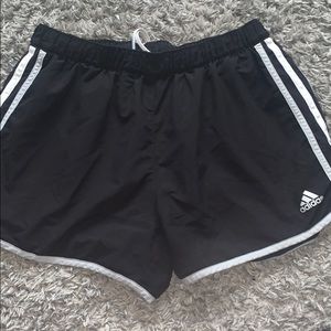 Black adidas shorts